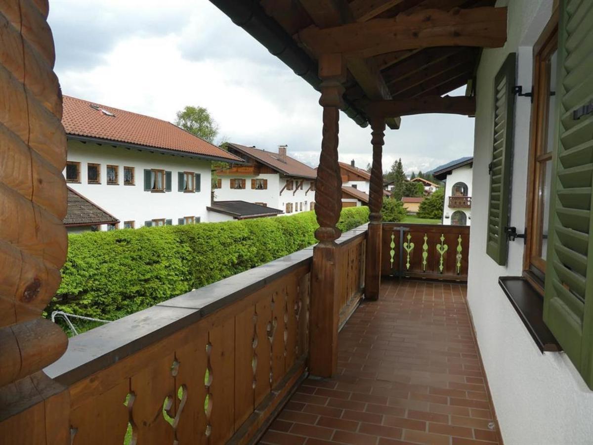 Gaestehaus Bergblick Wallgau Exterior foto